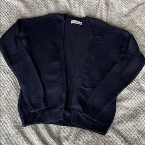 Abercrombie Navy Blue Knit Cardigan